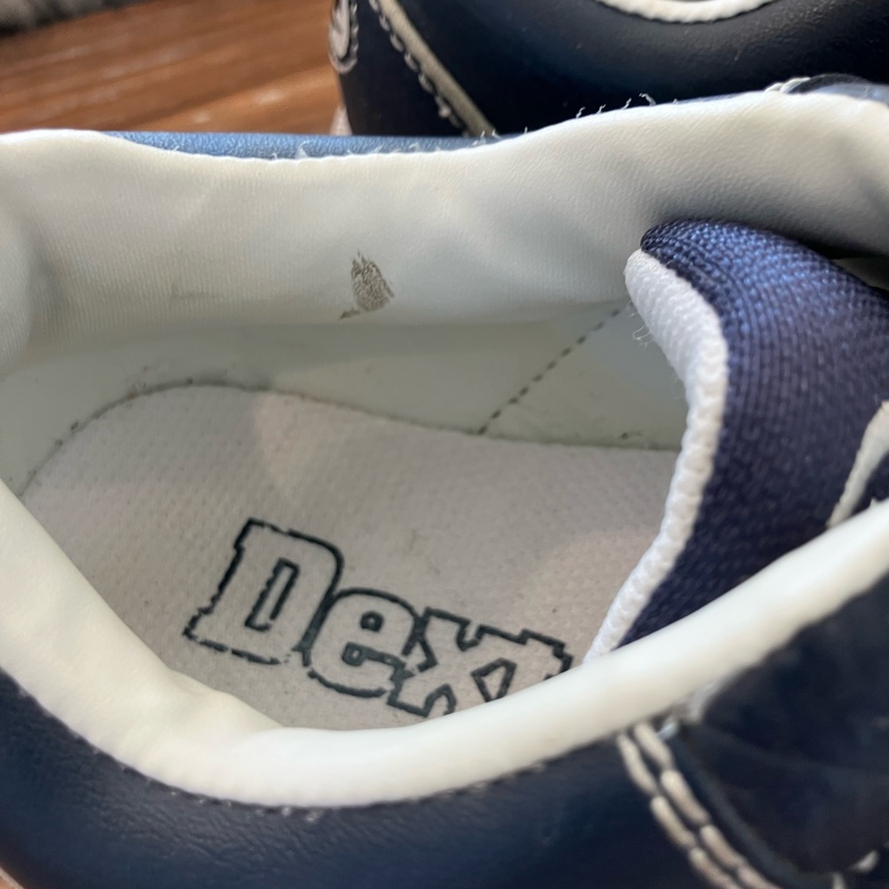 Stylish Navy Blue & White bowling shoes Slide-Rite by Dexter - Picture 3 of 7